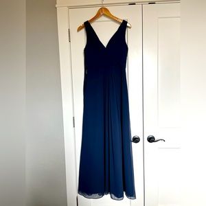 Azazie Navy bridesmaid dress or evening gown